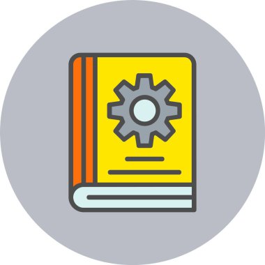 Kılavuz Satır Dolu Çember Simgesi