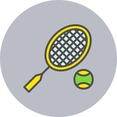 Raket Satırı Dolu Çember Simgesi