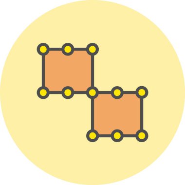 Sınır Çizgisi Dolu Çember Simgesi