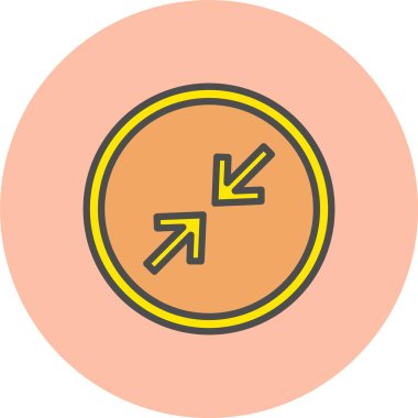 Ok Satırını Dolu Çember Simgesini Büyüt