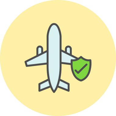 Seyahat Sigortası Dolu Çember Simgesi