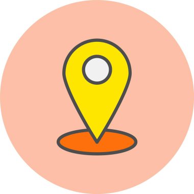 Yer Tutucu Satırı Dolu Çember Simgesi