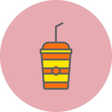 Soğuk İçecek Hattı Doldurulmuş Çember Simgesi