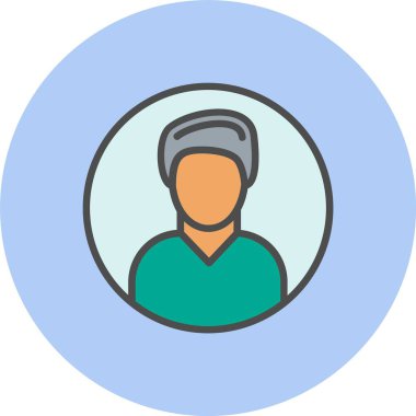 Kullanıcı Satırı Dolu Çember Simgesi