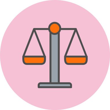 Satır Ölçeklendirmesi Dolu Çember Simgesi