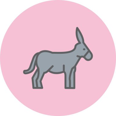 Dhonkey Satırı Dolu Çember Simgesi