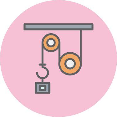 Makara Satırı Dolu Çember Simgesi