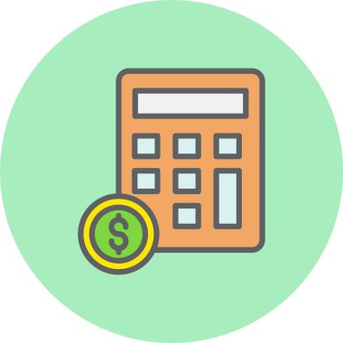 Bütçe Satırı Dolu Çember Simgesi