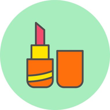 Ruj Satırı Dolu Çember Simgesi