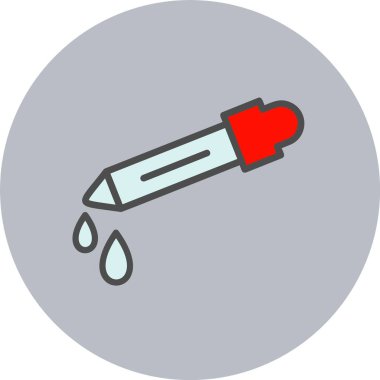 Damlatma Satırı Dolu Çember Simgesi