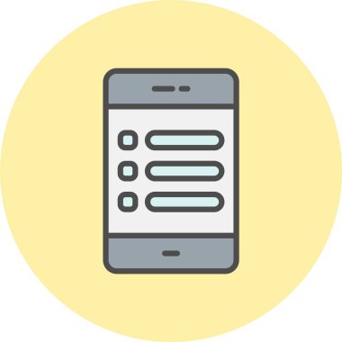 Liste Satırı Dolu Çember Simgesi