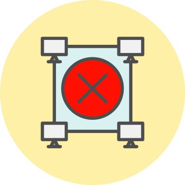 Çevrimiçi Oyun Satırı Dolu Çember Simgesi