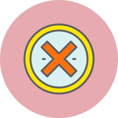 Hata Satırı Dolu Çember Simgesi