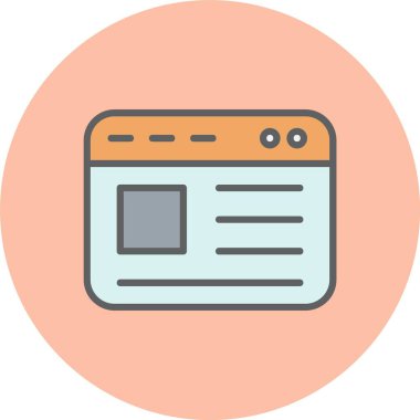 İniş Sayfası Dolu Çember Simgesi