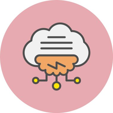 Bulut Satırı Dolu Çember Simgesi Hesaplanıyor