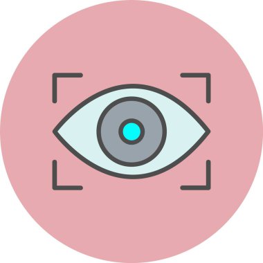 Görüş Satırı Dolu Çember Simgesi