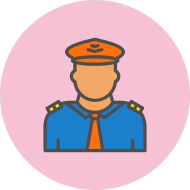 Pilot Satırı Dolu Çember Simgesi