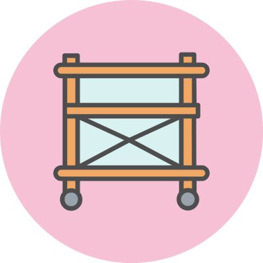 İskele Satırı Dolu Çember Simgesi