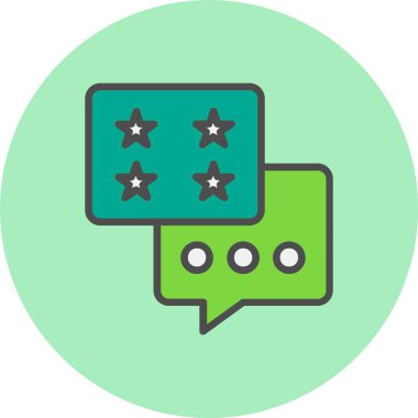 Konuşma Kabarcık Satırı Daire Simgesi Dolu