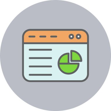 Kontrol Paneli Satırı Dolu Çember Simgesi