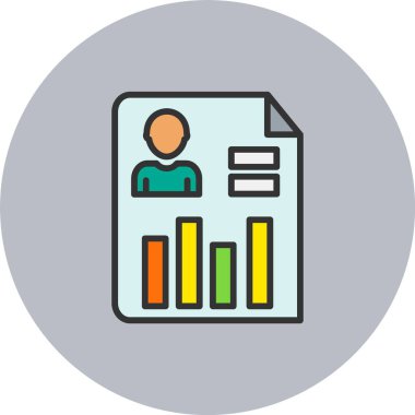 Öngörü Satırı Dolu Çember Simgesi