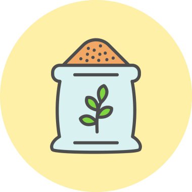 Un Satırı Dolu Çember Simgesi