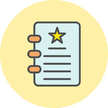 Madalya Satırı Dolu Çember Simgesi