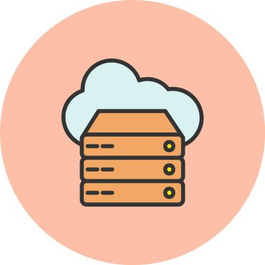 Yedekleme Satırı Dolu Çember Simgesi