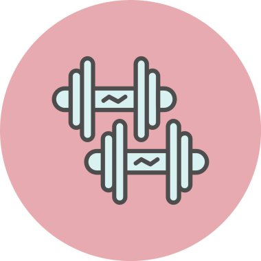 Dambıl Satırı Dolu Çember Simgesi