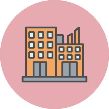 Daire Satırı Dolu Çember Simgesi