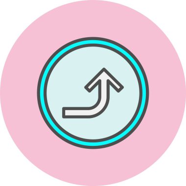 Oku Aç Satırı Dolu Çember Simgesi