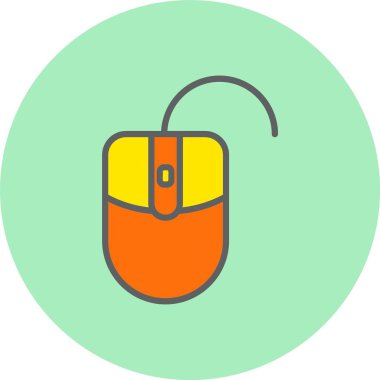 Fare Satırı Dolu Çember Simgesi