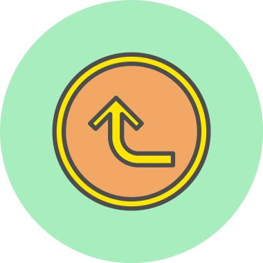 Aşağıdaki Ok Satırı Dolu Çember Simgesini Çevir