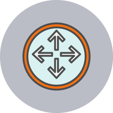 Ok Satırını Dolu Çember Simgesini Genişlet