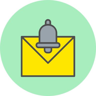 Yeni İleti Satırı Dolu Çember Simgesi