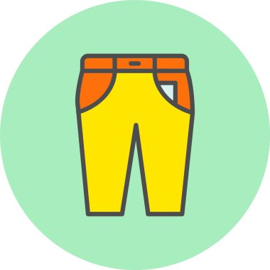 Soluk Çizgisi Dolu Çember Simgesi