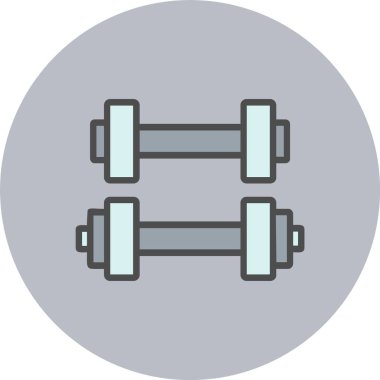 Dambıl Satırı Dolu Çember Simgesi