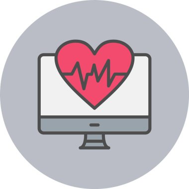 Tıbbi Rapor Satırı Çember Simgesi Dolduruldu