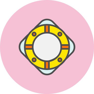 Yaşam Koruyucu Satırı Dolu Çember Simgesi