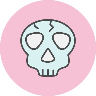 Kurukafa Satırı Dolu Çember Simgesi