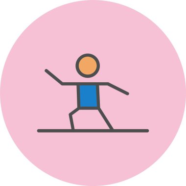 Jodo Olimpiyat Satırı Daire Simgesi Dolu