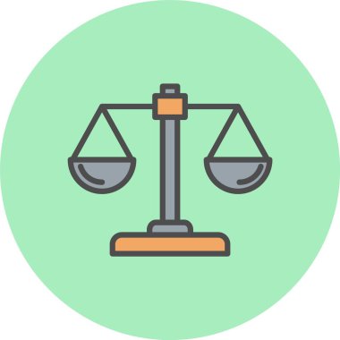 Satır Ölçeklendirmesi Dolu Çember Simgesi