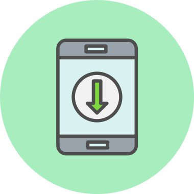 Satır İçi Dolu Çember Simgesi İndir