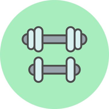 Dambıl Satırı Dolu Çember Simgesi