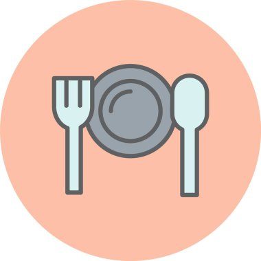 Oruç Satırı Dolu Çember Simgesi