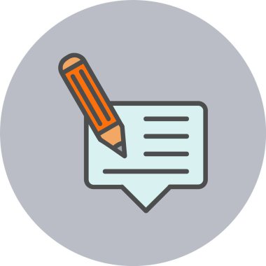 Geri bildirim Satırı Dolu Çember Simgesi