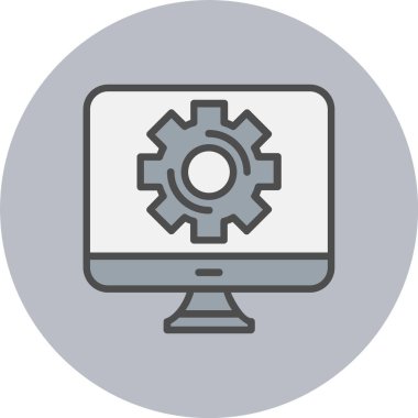 Ayarlar Satırı Dolu Çember Simgesi