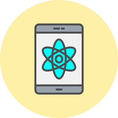 Mobil Satır Dolu Çember Simgesi