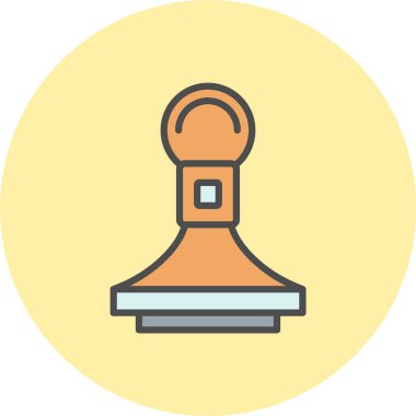 Kurcalanmış Satır Dolu Çember Simgesi