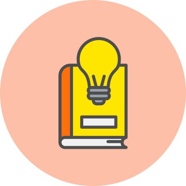 Çember Simgesi Doldurulmuş Vektör Satırı öğrenme